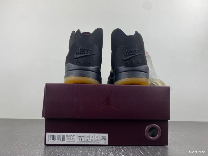 Rep Husky Jordan A Ma Black 5 FD1330-001 x Maniere Air 0825